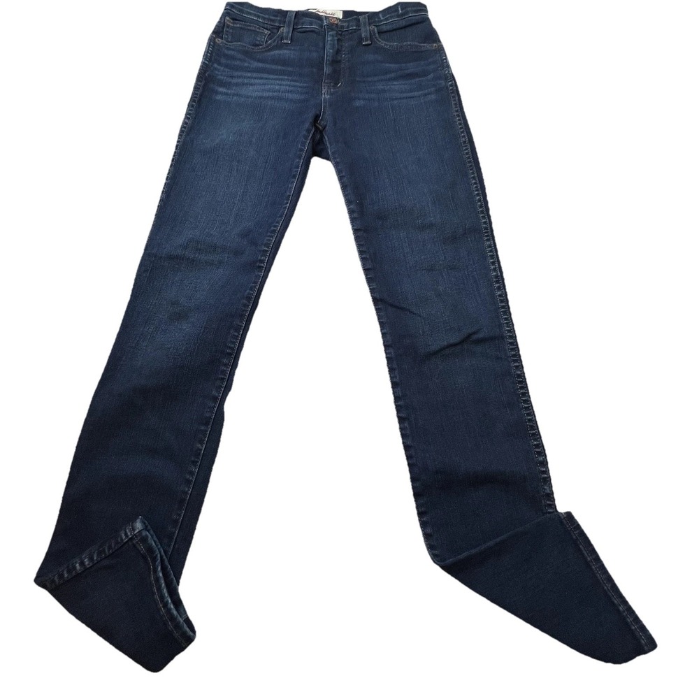 Madewell 10" High-Rise Skinny Jeans in Hayes Wash size 26 Denim Stretch Cotton